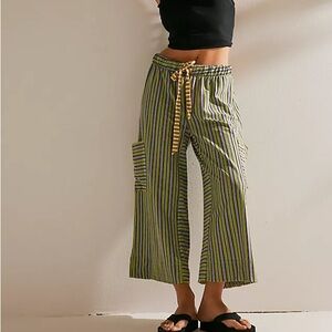 Free People Blance Pants Size Medium Green